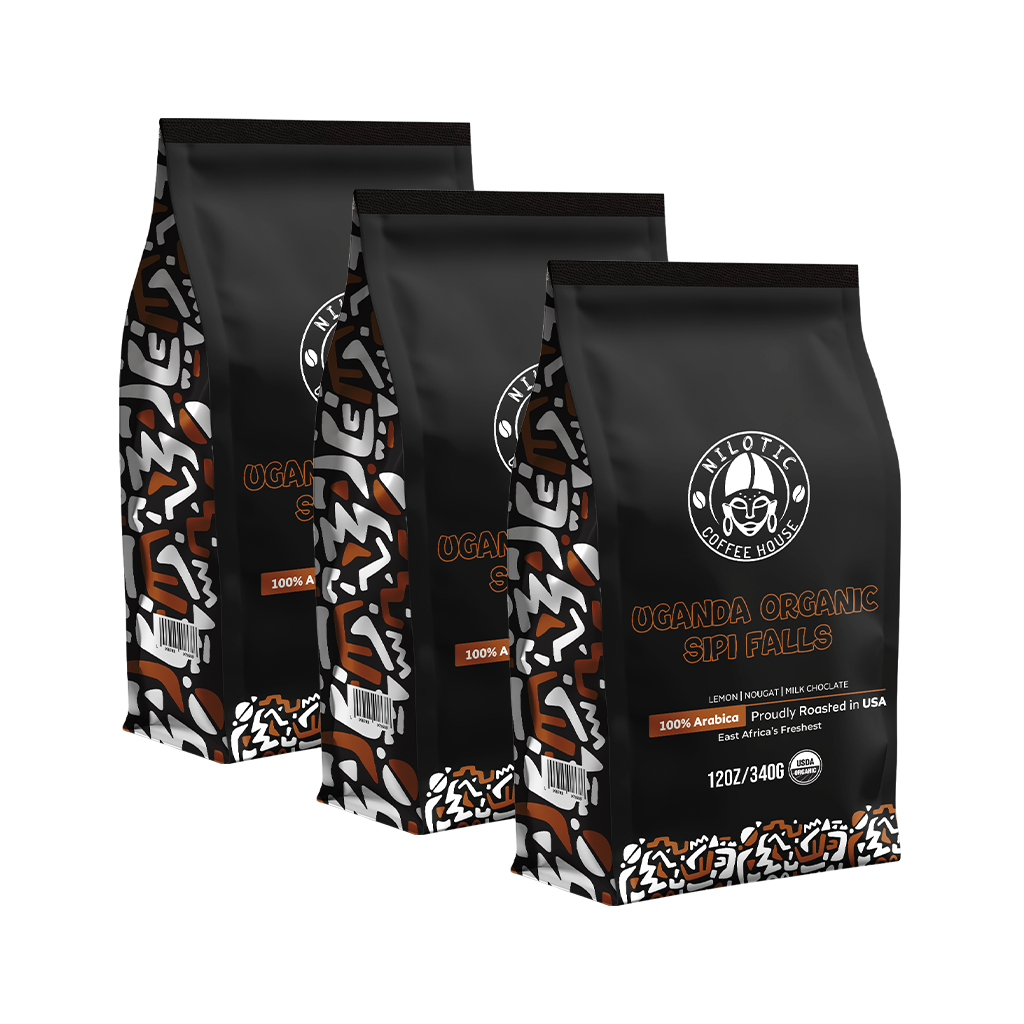 Nilotic Ugandan Sipi Falls coffee pack of three